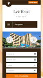 Mobile Screenshot of lekhotel.com